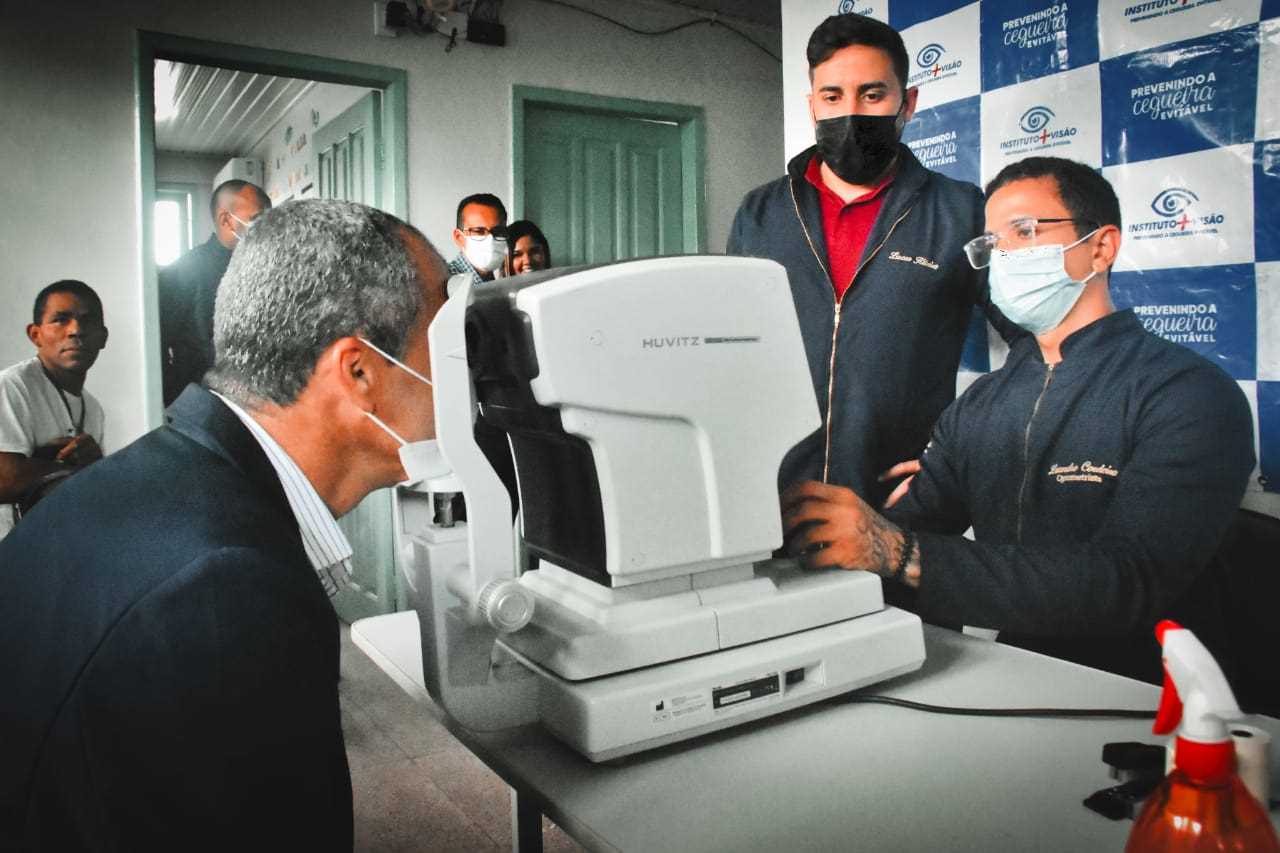 Camacã: Prefeitura em parceria com o Instituto Mais Visão realiza cerca de 1.200 exames de vista